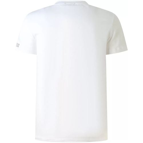 T-shirt T-shirt bianca con logo all over per uomo - Dsquared - Modalova