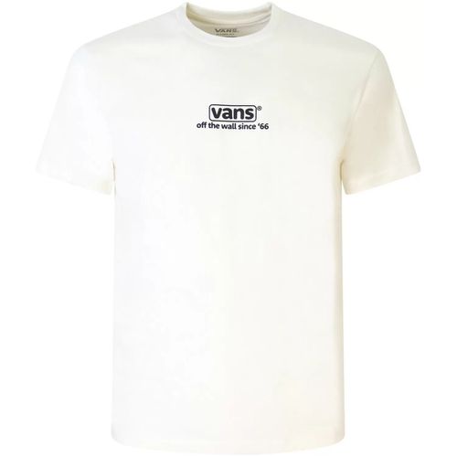 T-shirt T-shirt bianca con mini logo per uomo - Vans - Modalova