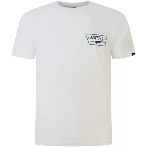 T-shirt T-shirt bianca con stampa logata per uomo - Vans - Modalova