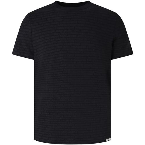 T-shirt T-shirt nera con logo all over per uomo - Dsquared - Modalova