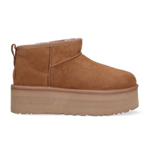 Stivali classic ultra mini platform camoscio cuoio - Ugg - Modalova