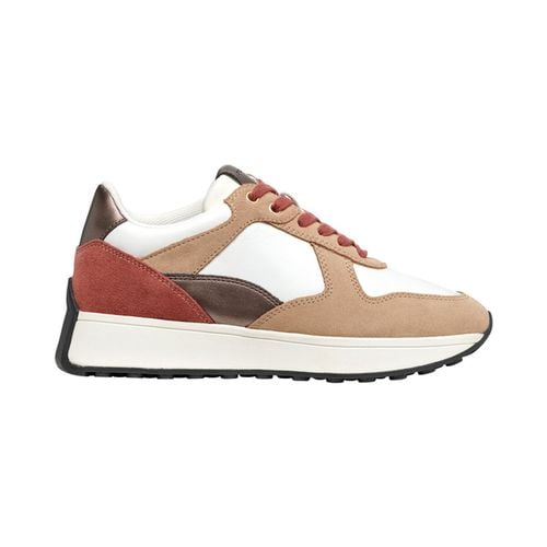 Sneakers D Amabel sneaker in nappa e camoscio - Geox - Modalova