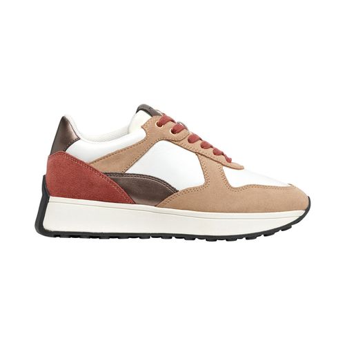 Sneakers D Amabel sneaker in nappa e camoscio - Geox - Modalova