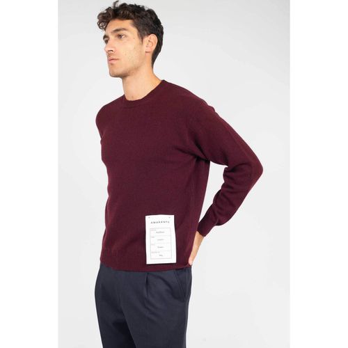 Maglione B9S0087S BURGUNDY - Amaranto - Modalova