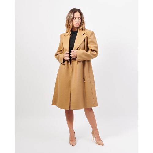 Mantella Cappotto lungo con mezza zip - Jayci - Modalova