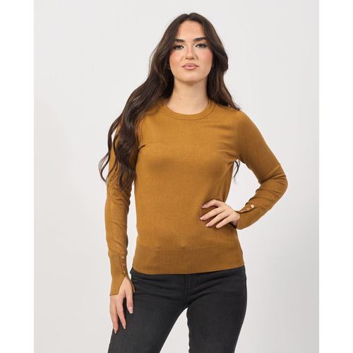 Maglione Maglia girocollo SetteMezzo con bottoni ai polsi - Sette/Mezzo - Modalova