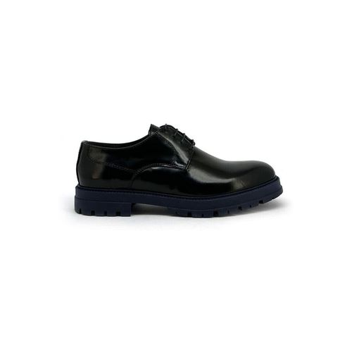 Classiche basse Italo - Leather Black/Blue - Duca Di Morrone - Modalova