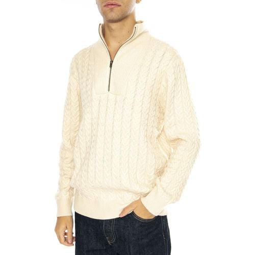 Maglione Half Zip Knit Ecru - Wrangler - Modalova