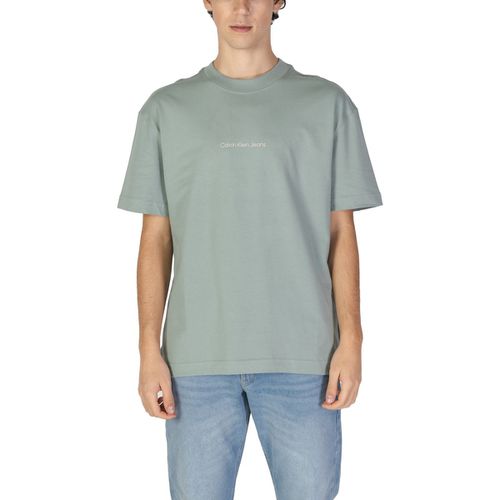 Polo maniche lunghe GRID MONOGRAM TEE J30J325688 - Calvin Klein Jeans - Modalova