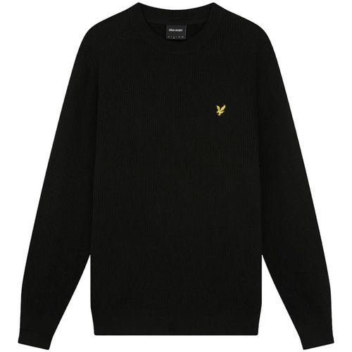 T-shirts a maniche lunghe GRID KNIT CREW NECK JUMPER - Lyle & Scott - Modalova