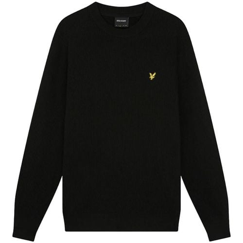 T-shirts a maniche lunghe GRID KNIT CREW NECK JUMPER - Lyle & Scott - Modalova