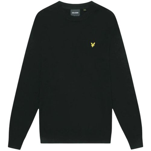 T-shirts a maniche lunghe COTTON MERINO CREW NECK JUMPER - Lyle & Scott - Modalova