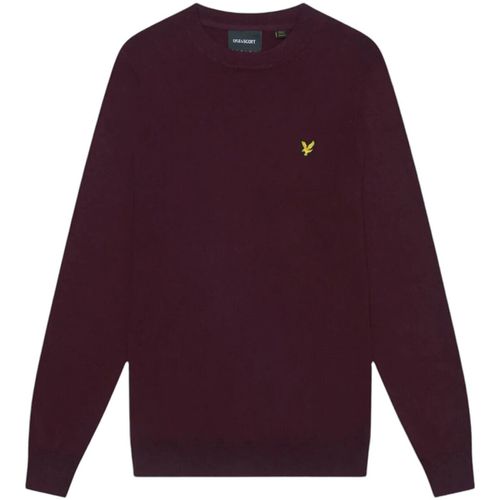 T-shirts a maniche lunghe COTTON MERINO CREW NECK JUMPER - Lyle & Scott - Modalova