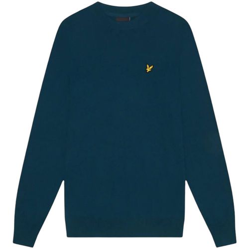 T-shirts a maniche lunghe COTTON MERINO CREW NECK JUMPER - Lyle & Scott - Modalova