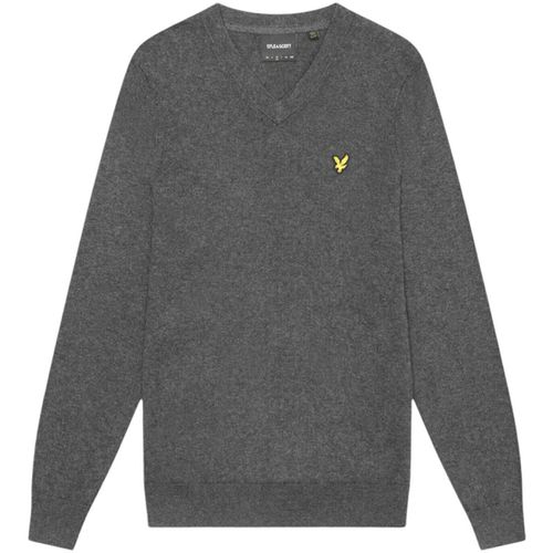 T-shirts a maniche lunghe COTTON MERINO V NECK JUMPER - Lyle & Scott - Modalova