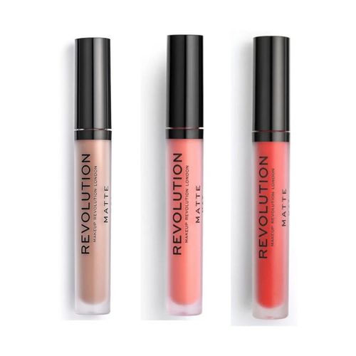 Gloss Set of 3 Matte Lip Glosses - 101 Piece of Cake / 107 RB - Makeup Revolution - Modalova