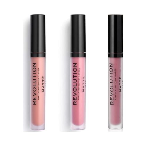 Gloss Set of 3 Matte Lip Glosses - 106 Glorified / 116 Dollho - Makeup Revolution - Modalova