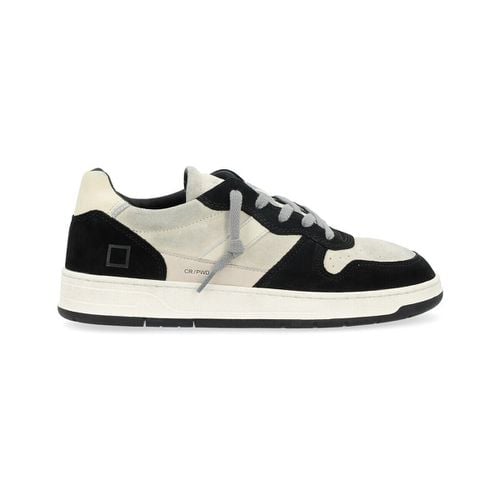 Sneakers Sneaker Court 2.0 in pelle e suede nera e beige - Date - Modalova