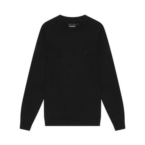 Maglione KN2121VC TONAL CREW MWRINO-Z86. BLACK - Lyle & Scott - Modalova