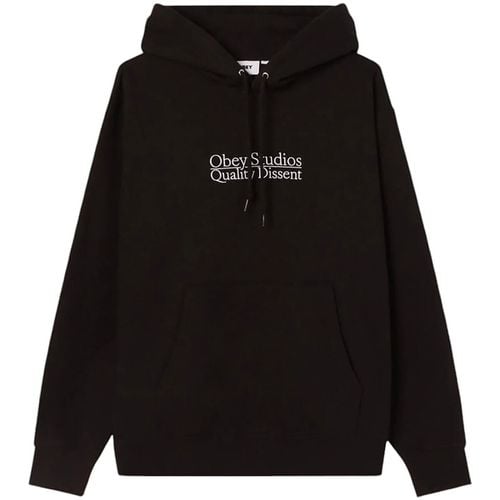 Felpa QUALITY DISSENT HOOD FLEECE - Obey - Modalova