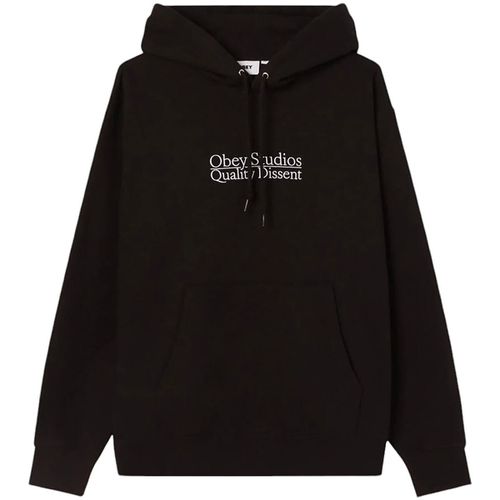 Felpa QUALITY DISSENT HOOD FLEECE - Obey - Modalova