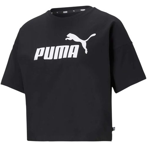 T-shirt & Polo Ess Cropped Logo Tee - Puma - Modalova