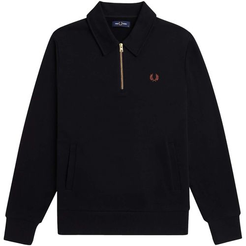 Felpa Fp Half Zip Sweatshirt - Fred perry - Modalova