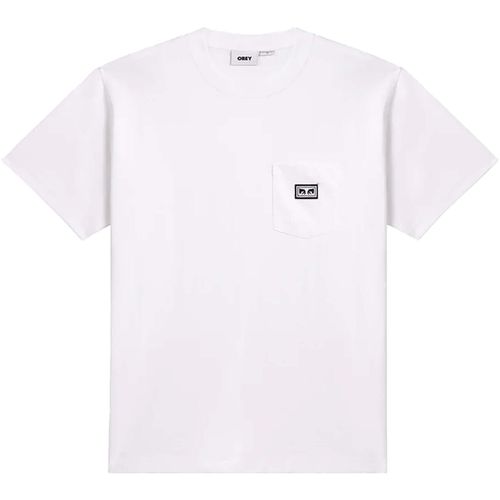 T-shirt Established Works Eyes Pocket Tee Ss - Obey - Modalova