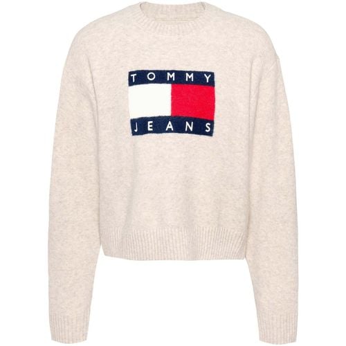 Felpa Tjw Melange Flag Swe - Tommy Jeans - Modalova