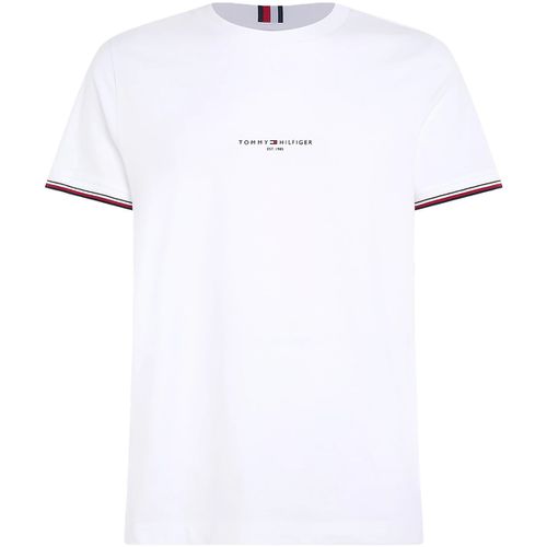 T-shirt & Polo T-shirt slim fit con bordi a contrasto - Tommy hilfiger - Modalova