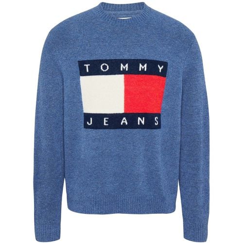 Felpa Tjm Reg Melange Flag - Tommy Jeans - Modalova