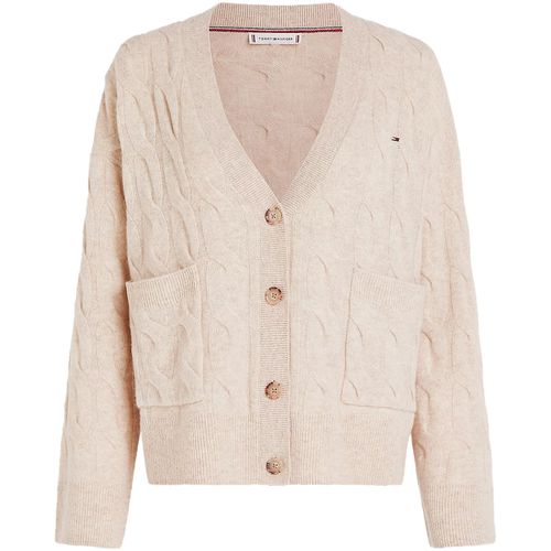 Gilet / Cardigan Cardigan oversize in lana con scollatura a V - Tommy hilfiger - Modalova