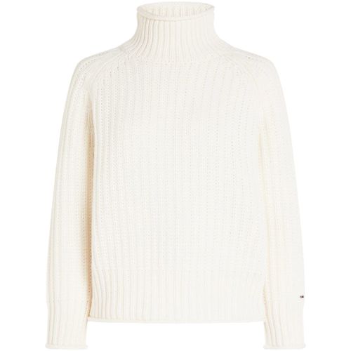 Maglione Pullover oversize a punto costa inglese - Tommy hilfiger - Modalova