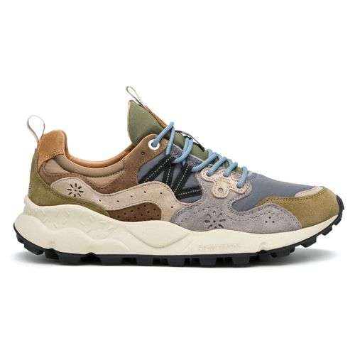 Sneakers Sneaker Yamano 3 Man Militare-Grey-Light Brown - Flower Mountain - Modalova