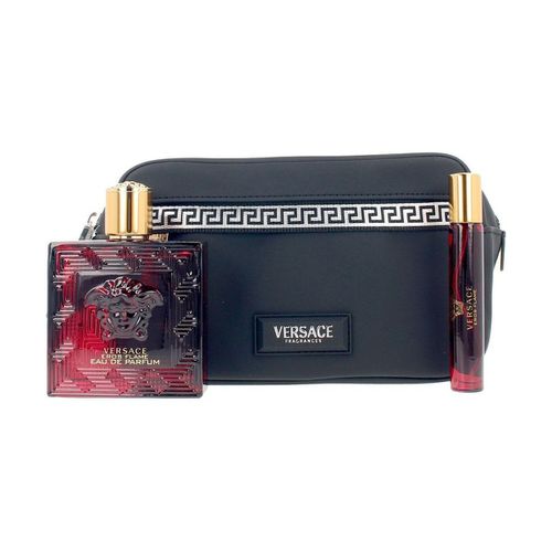 Cofanetti di profumi Set Eros Flame 100ml acqua profumata + Mini 10ml + Trousse - Versace - Modalova