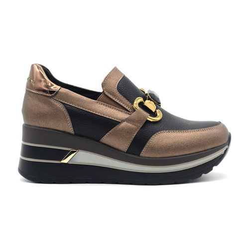 Sneakers basse sneaker slip on con accessorio - Donna Serena - Modalova