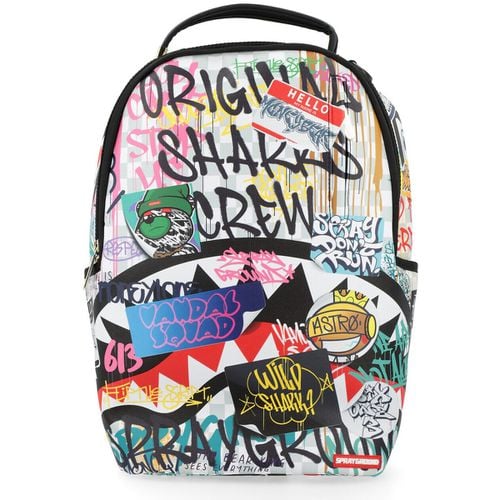 Zaini Zaino Sharks in Paris the rizz cream bianco - Sprayground - Modalova