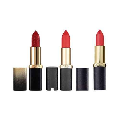 Rossetti Set of 3 Color Riche Matte Lipsticks - 02 Celebration / - L'oréal - Modalova