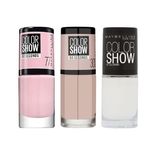 Smalti Set of 3 Colorshow Nail Polishes - 77 Nebline / 301 Lov - Maybelline New York - Modalova