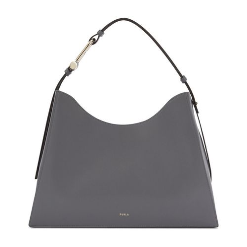 Borsette Borsa Nuvola maxi in cuoio grigia - Furla - Modalova