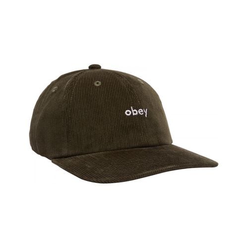 Cappellino Lowercase corduroy 6 panel str - Obey - Modalova