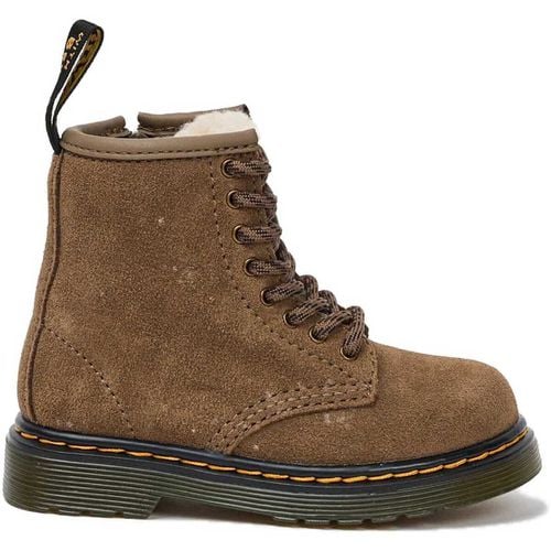 Stivaletti 1460 SERENA JUNIOR DARK KHAKI BRONX SUEDE - Dr. martens - Modalova