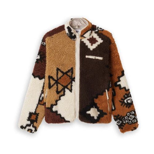 Giubbotto Maroccan Rug Sherpa Marrone - Obey - Modalova