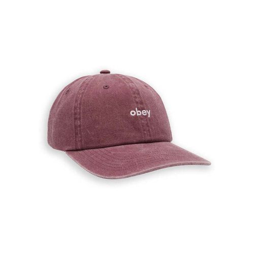 Cappellino Cappello Pigment Lowercase 6 Pannel Strapback - Obey - Modalova