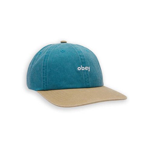 Cappellino Cappello Pigment 2 Tone Lowercase 6 Pannel - Obey - Modalova