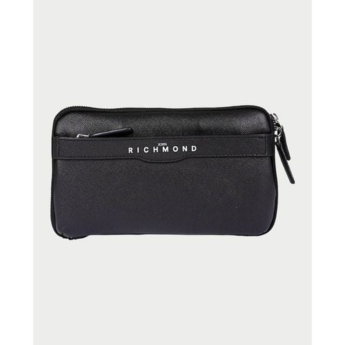 Borsa Shopping Pochette in pelle di zip around - John Richmond - Modalova