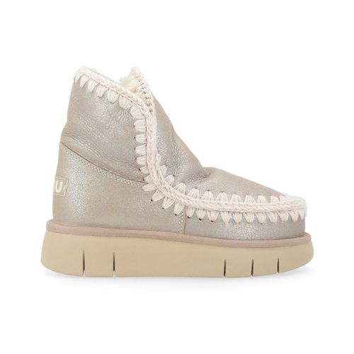 Tronchetti Stivaletto Eskimo 18 Bounce in pelle color stone - Mou - Modalova