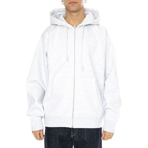 Felpa Established Works Bold Zip Hood II Fleece Grey - Obey - Modalova