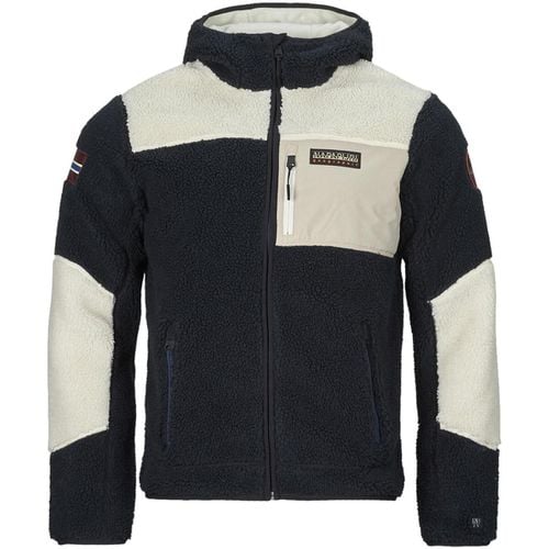 Giacche NP0A4GNTM9 YUPIK FZ 3 Giacca Uomo Sherpa Black Nat - Napapijri - Modalova