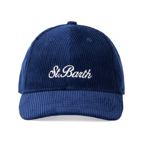 Cappelli Cappello baseball blu con logo - Mc2 Saint Barth - Modalova